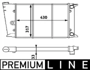 Kühler, Motorkühlung MAHLE CR 420 000P