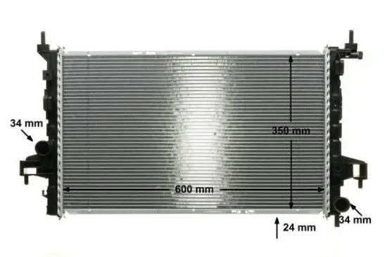 Kühler, Motorkühlung MAHLE CR 422 000P Bild Kühler, Motorkühlung MAHLE CR 422 000P