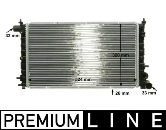 Kühler, Motorkühlung MAHLE CR 430 000P Bild Kühler, Motorkühlung MAHLE CR 430 000P