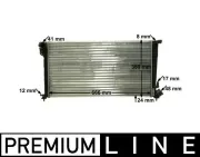 Kühler, Motorkühlung MAHLE CR 433 000P