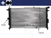 Kühler, Motorkühlung MAHLE CR 438 000S