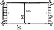 Kühler, Motorkühlung MAHLE CR 443 000S