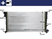 Kühler, Motorkühlung MAHLE CR 475 000S