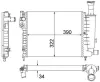 Kühler, Motorkühlung MAHLE CR 491 000S Bild Kühler, Motorkühlung MAHLE CR 491 000S
