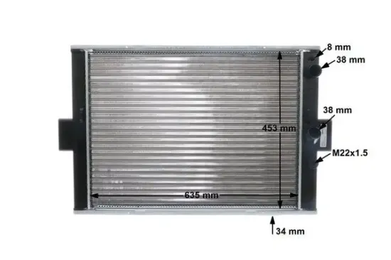 Kühler, Motorkühlung MAHLE CR 501 000S Bild Kühler, Motorkühlung MAHLE CR 501 000S