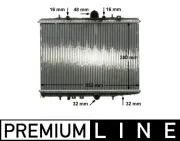 Kühler, Motorkühlung MAHLE CR 514 000P