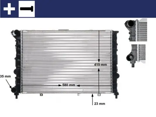 Kühler, Motorkühlung MAHLE CR 521 000S Bild Kühler, Motorkühlung MAHLE CR 521 000S