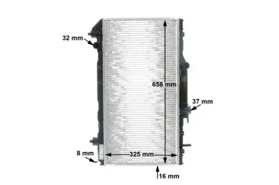 Kühler, Motorkühlung MAHLE CR 533 000S Bild Kühler, Motorkühlung MAHLE CR 533 000S