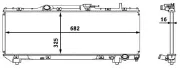 Kühler, Motorkühlung MAHLE CR 535 000S