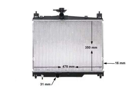 Kühler, Motorkühlung MAHLE CR 539 000S Bild Kühler, Motorkühlung MAHLE CR 539 000S