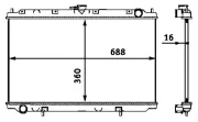 Kühler, Motorkühlung MAHLE CR 545 000S