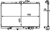 Kühler, Motorkühlung MAHLE CR 547 000S