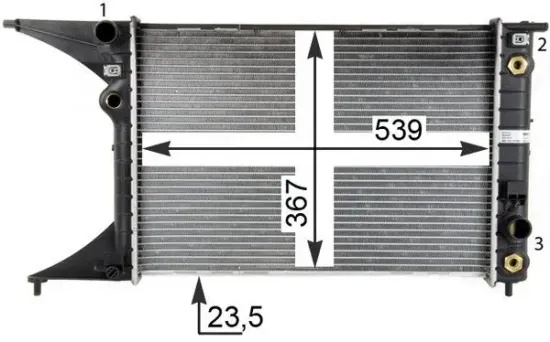 Kühler, Motorkühlung MAHLE CR 559 000P Bild Kühler, Motorkühlung MAHLE CR 559 000P