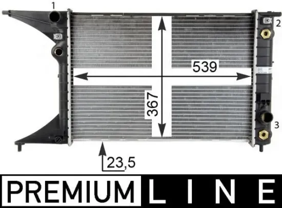 Kühler, Motorkühlung MAHLE CR 559 000P Bild Kühler, Motorkühlung MAHLE CR 559 000P