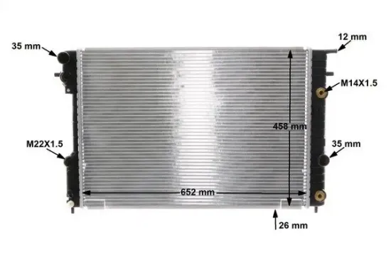Kühler, Motorkühlung MAHLE CR 560 000S Bild Kühler, Motorkühlung MAHLE CR 560 000S