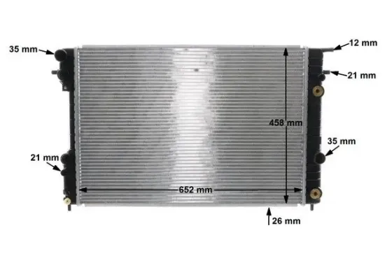 Kühler, Motorkühlung MAHLE CR 561 000S Bild Kühler, Motorkühlung MAHLE CR 561 000S