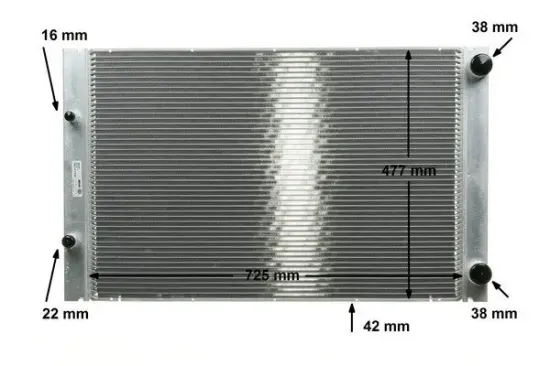 Kühler, Motorkühlung MAHLE CR 576 000P Bild Kühler, Motorkühlung MAHLE CR 576 000P