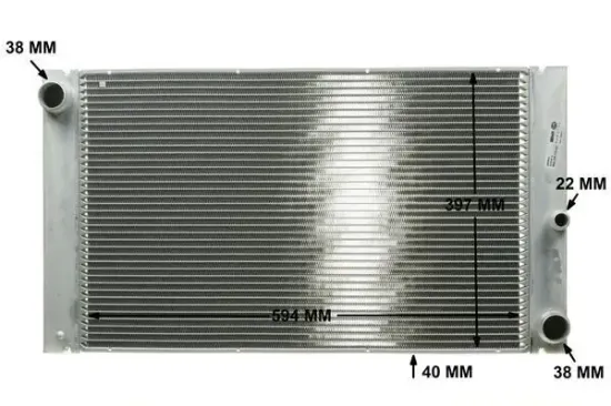 Kühler, Motorkühlung MAHLE CR 579 000P Bild Kühler, Motorkühlung MAHLE CR 579 000P