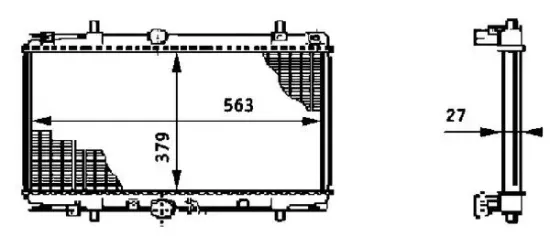 Kühler, Motorkühlung MAHLE CR 590 000S Bild Kühler, Motorkühlung MAHLE CR 590 000S