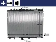 Kühler, Motorkühlung MAHLE CR 5 000S