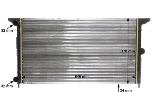 Kühler, Motorkühlung MAHLE CR 607 000S Bild Kühler, Motorkühlung MAHLE CR 607 000S