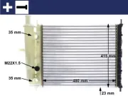 Kühler, Motorkühlung MAHLE CR 630 000S