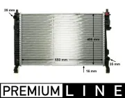 Kühler, Motorkühlung MAHLE CR 661 000P