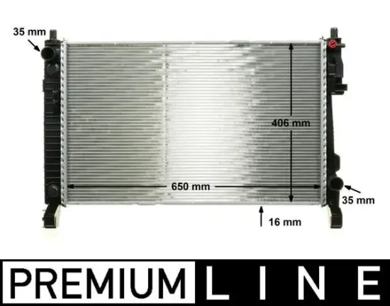 Kühler, Motorkühlung MAHLE CR 661 000P Bild Kühler, Motorkühlung MAHLE CR 661 000P
