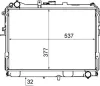 Kühler, Motorkühlung MAHLE CR 767 000S Bild Kühler, Motorkühlung MAHLE CR 767 000S