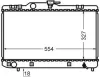 Kühler, Motorkühlung MAHLE CR 768 000S