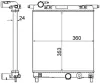 Kühler, Motorkühlung MAHLE CR 831 001S