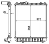 Kühler, Motorkühlung MAHLE CR 837 000S