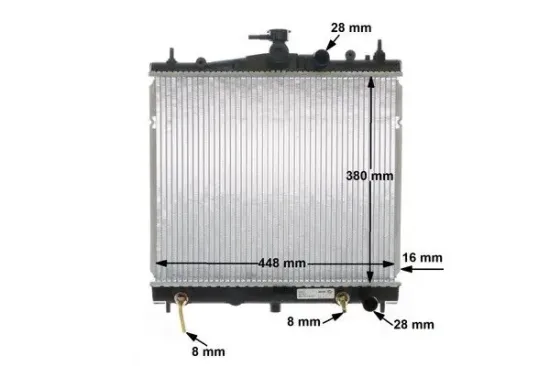 Kühler, Motorkühlung MAHLE CR 839 000S Bild Kühler, Motorkühlung MAHLE CR 839 000S