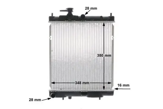 Kühler, Motorkühlung MAHLE CR 844 000S Bild Kühler, Motorkühlung MAHLE CR 844 000S