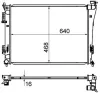 Kühler, Motorkühlung MAHLE CR 846 000S Bild Kühler, Motorkühlung MAHLE CR 846 000S