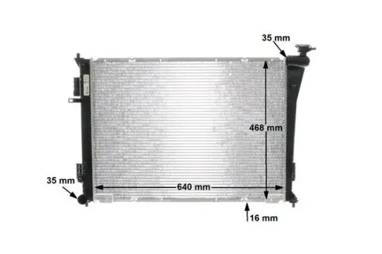 Kühler, Motorkühlung MAHLE CR 846 000S Bild Kühler, Motorkühlung MAHLE CR 846 000S