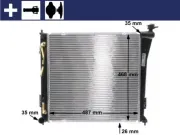 Kühler, Motorkühlung MAHLE CR 847 000S