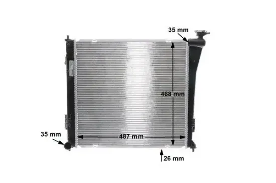 Kühler, Motorkühlung MAHLE CR 848 000S Bild Kühler, Motorkühlung MAHLE CR 848 000S