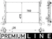 Kühler, Motorkühlung MAHLE CR 84 000P