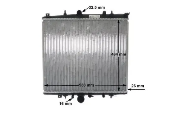 Kühler, Motorkühlung MAHLE CR 852 000S Bild Kühler, Motorkühlung MAHLE CR 852 000S