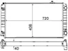 Kühler, Motorkühlung MAHLE CR 853 000S Bild Kühler, Motorkühlung MAHLE CR 853 000S