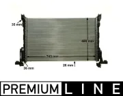 Kühler, Motorkühlung MAHLE CR 85 000P