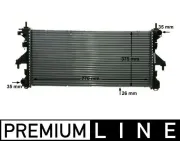 Kühler, Motorkühlung MAHLE CR 885 000P