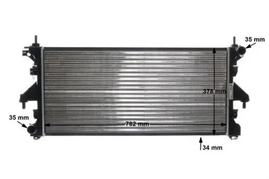 Kühler, Motorkühlung MAHLE CR 886 000S Bild Kühler, Motorkühlung MAHLE CR 886 000S