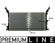 Kühler, Motorkühlung MAHLE CR 896 000P