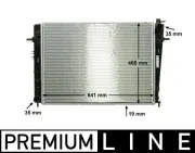 Kühler, Motorkühlung MAHLE CR 909 000P