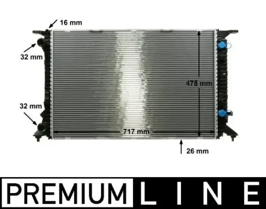 Kühler, Motorkühlung MAHLE CR 910 000P Bild Kühler, Motorkühlung MAHLE CR 910 000P