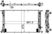 Kühler, Motorkühlung MAHLE CR 910 000S