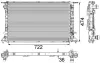 Kühler, Motorkühlung MAHLE CR 912 000S Bild Kühler, Motorkühlung MAHLE CR 912 000S