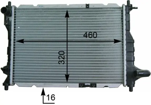 Kühler, Motorkühlung MAHLE CR 944 000S